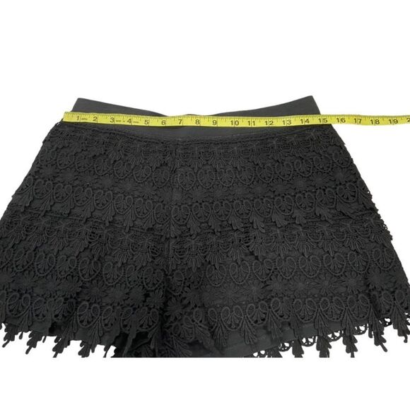 Express Small Black Lace/Crochet Shorts - Picture 5 of 8
